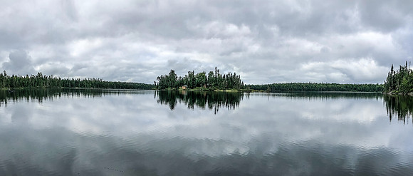 Paddling Hatchet Lake.