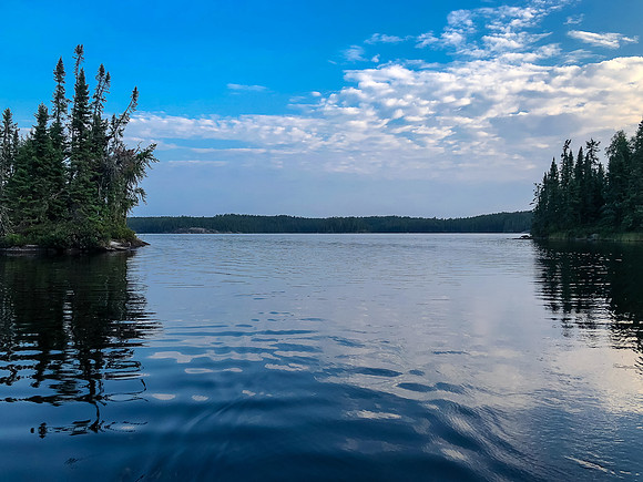 Paddling Page Lake.