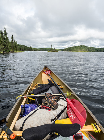 Paddling Douglas Lake.