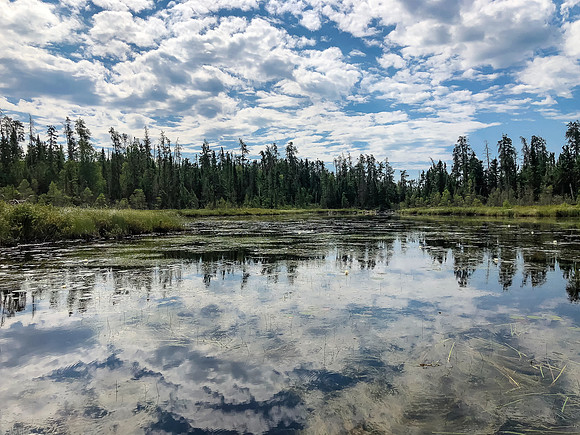 The unnamed lake towards the Suffel Lake Road from Onnie Lake.