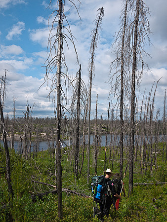 Thank goodness the second portage into Welkin was easier than the first.