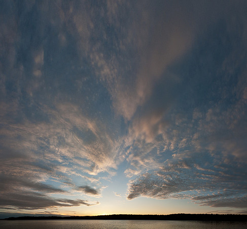 The sun is going down at 21:30.