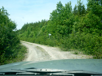 The road becomes less of a 'road' and more of a 'trail' the further you go.