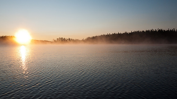 The sun is coming up hot at 05:30 already!