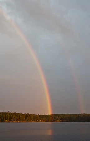 Beautiful rainbow after the rain.