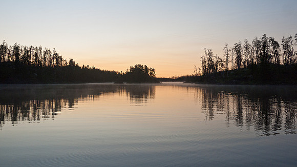05:20 on Tuesday morning - I go for a solo paddle on Welkin.