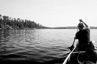 Paddling down Kilburn Lake.