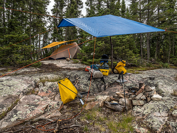 Camp on Haven Lake.
