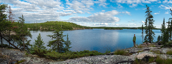 A gorgeous evening in Haven. This cliff is a shore lunch spot or even a camping site but access from the lake is sort of steep.