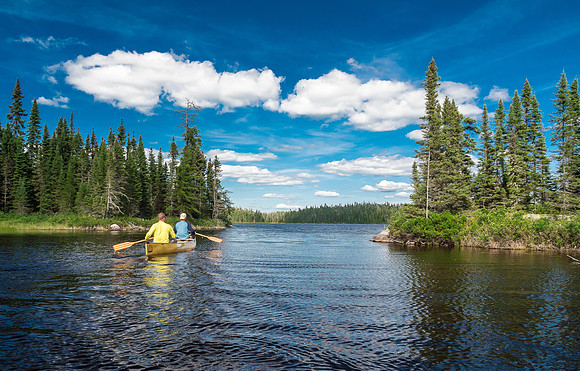 Robertson Lake is quite scenic and loaded with Northern Pike.
