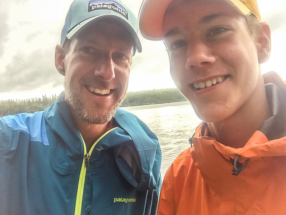 Father / son selfie!