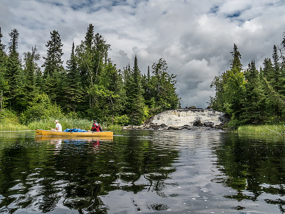 It was nice and sunny for our first set of falls along the Rostoul River to Optic Lake from Glenn, where we managed to bag a number of Walleye.