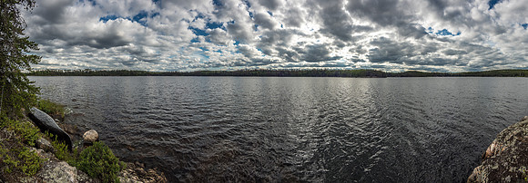 Views off the Glenn Lake island campsite.