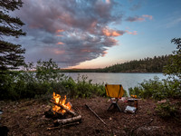 One of my favorite shots from the entire trip. This is what canoe trips are all about for me. Perfect tranquility.