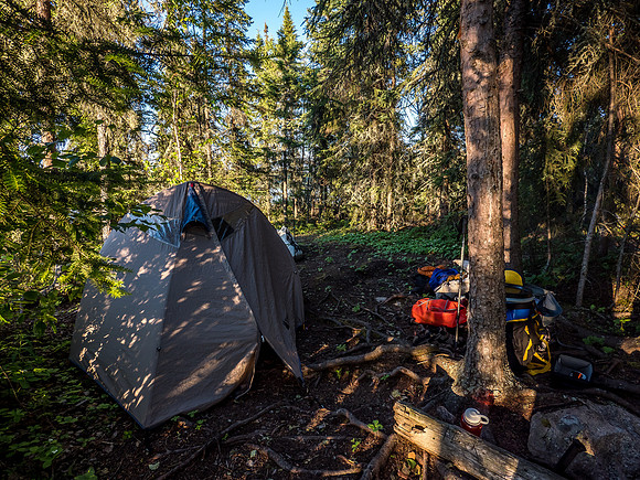 Our site on Telescope was a bit rustic, thanks to some other groups nearby, but we didn't mind.