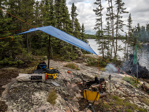 Camp on Haven Lake.