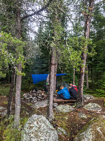 Wednesday morning at Upper Glenn Lake camp.