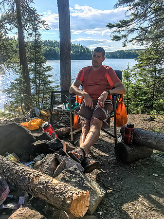 Camp on Onnie Lake.