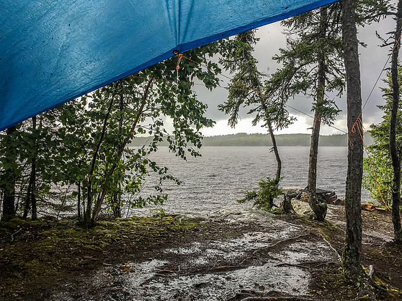 Storms are intense out here.
