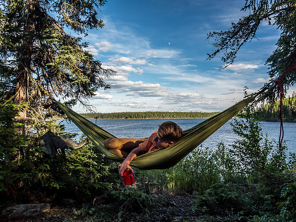 Camp on Upper Hatchet.