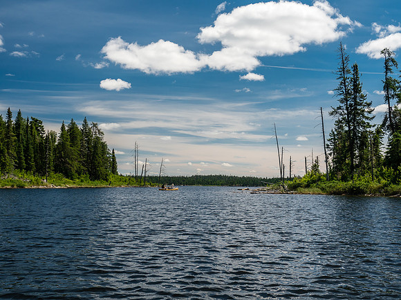 Beautiful shorelines on Embryo Lake.