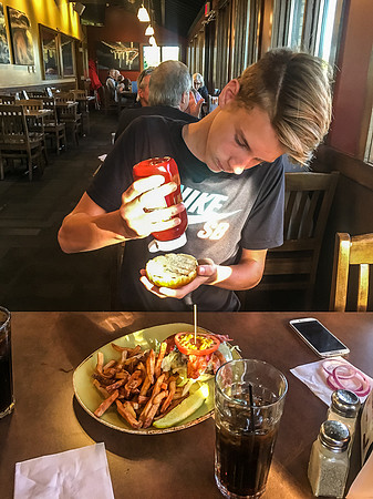 A last "good" meal before bush food for 2 weeks.