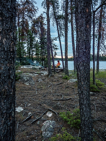Evening in Glenn Lake.