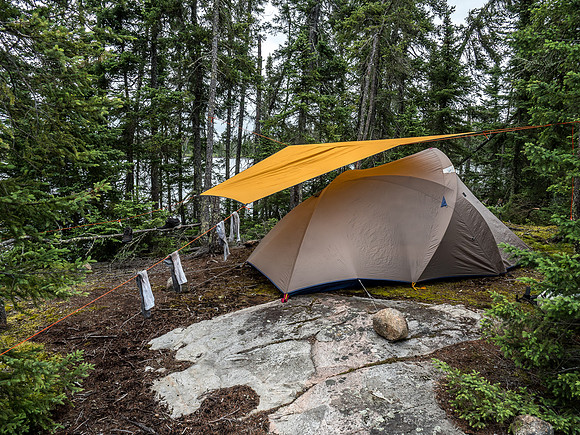 Camp on Haven Lake.
