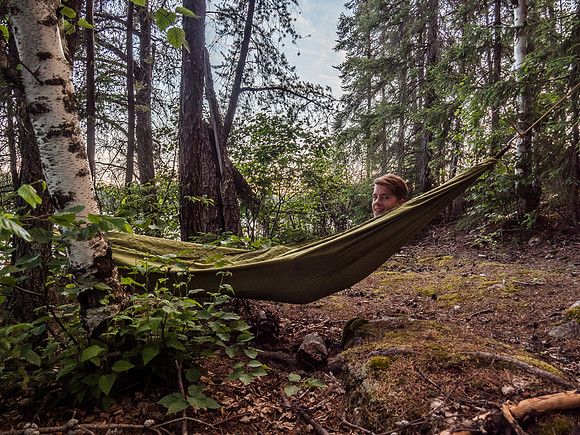 The hammock was one of our better ideas! Very compact and light, it provided hours of YouTube watching and reading.