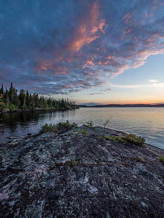 Another peaceful evening in Woodland Caribou Park.