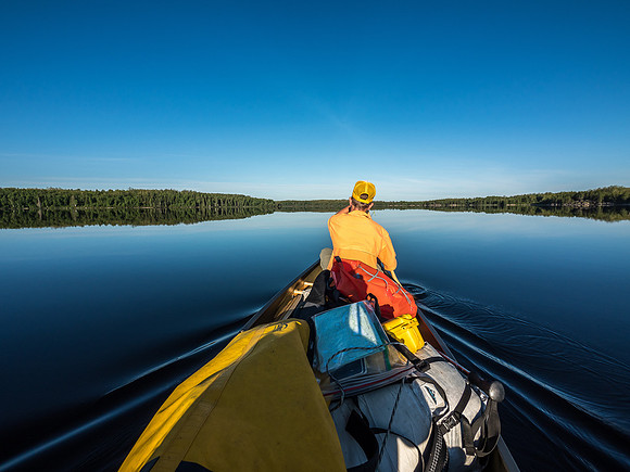 There's nothing like paddling on a mirror as the sun rises behind you in WCPP!