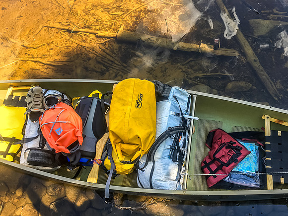 Doesn't look like much gear for two people to live for 16 days off the grid does it? We had a food pack, a food barrel, a shelter / tent / clothing pack and two day packs.
