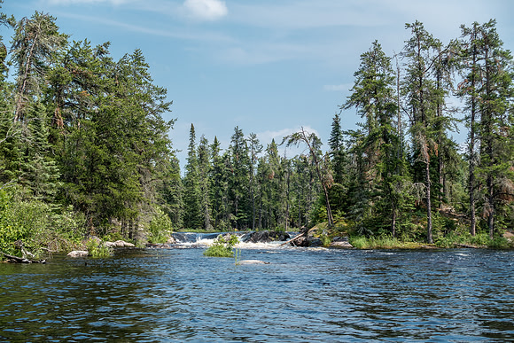 The start of the "Hansen Chute".