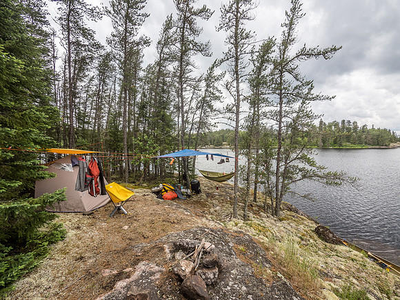 Camp on Rostoul.
