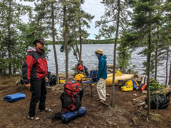 Packing up camp on Telescope.