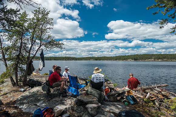 Wrist Lake campsite.