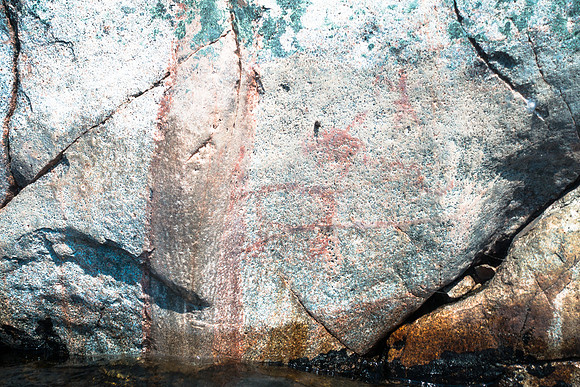 Hansen Lake pictographs.