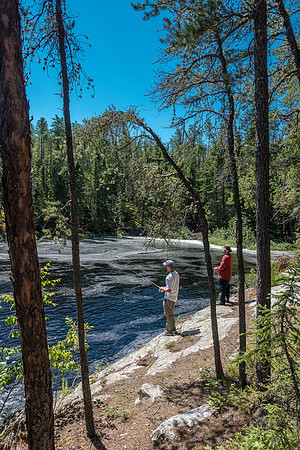 Mexican Hat Lake, Walleye factory campsite.
