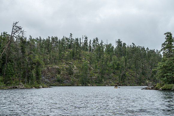 Paddling along the Sturgeon River from Upper Kilburn Lake.