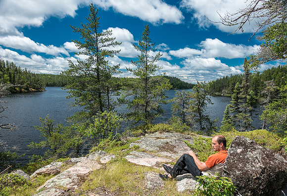 Paull Lake campsite.