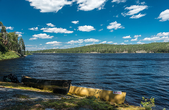Mexican Hat Lake, Walleye factory campsite.