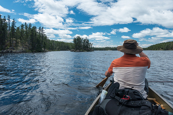 The paddling through Paull Lake was extremely scenic. One could easily spend a few days in this area exploring it's many nice shorelines.