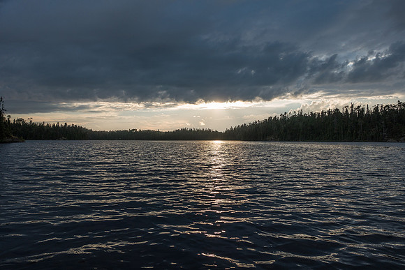 A beautiful evening - it started raining again a bit later.