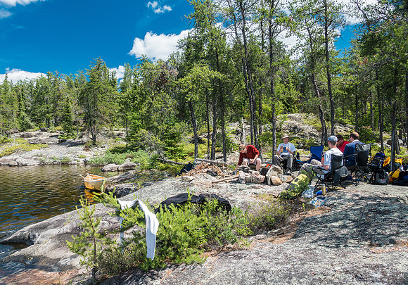 Wrist Lake campsite.