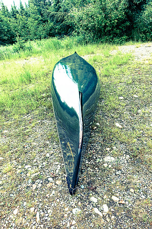 Black Souris River Quetico 16' Canoe.