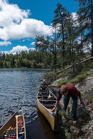 Paull Lake campsite.