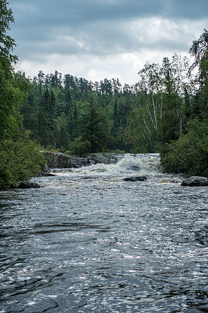It is amazing how the walleye in WCPP stack up under waterfalls.