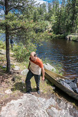 Paull Lake campsite.