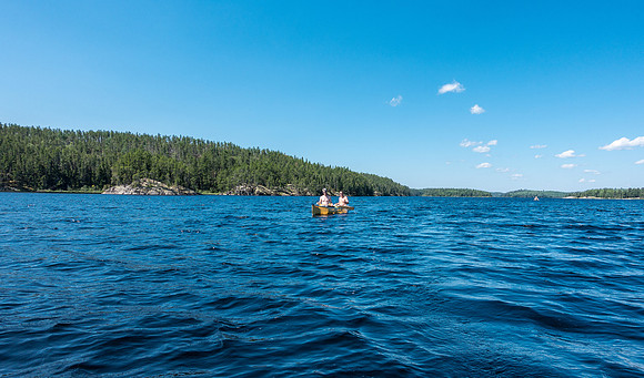 Mexican Hat Lake always seems to catch wind - no matter the direction.