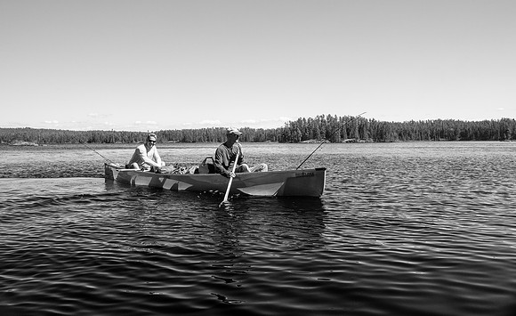 A calm section of paddling after Mexican Hat Falls.